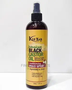 ORIGINAL Kuza Jamaican Black Castor Oil Hair Braids Spray.