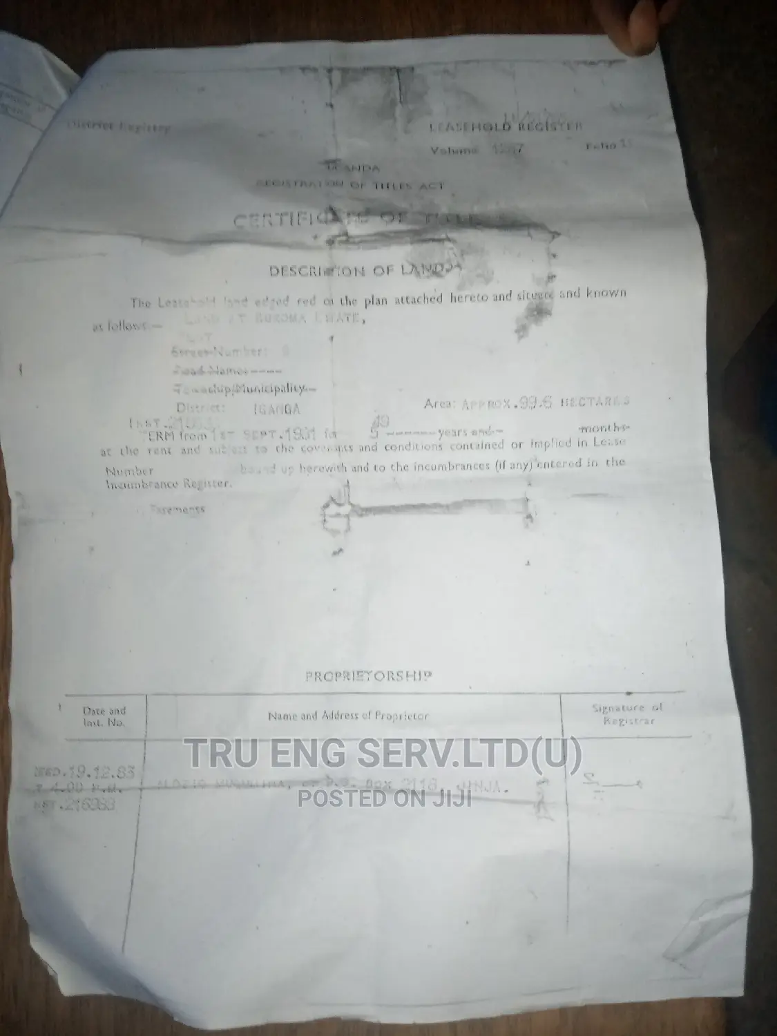 Land Surveying,Title Processing and Title Transfers