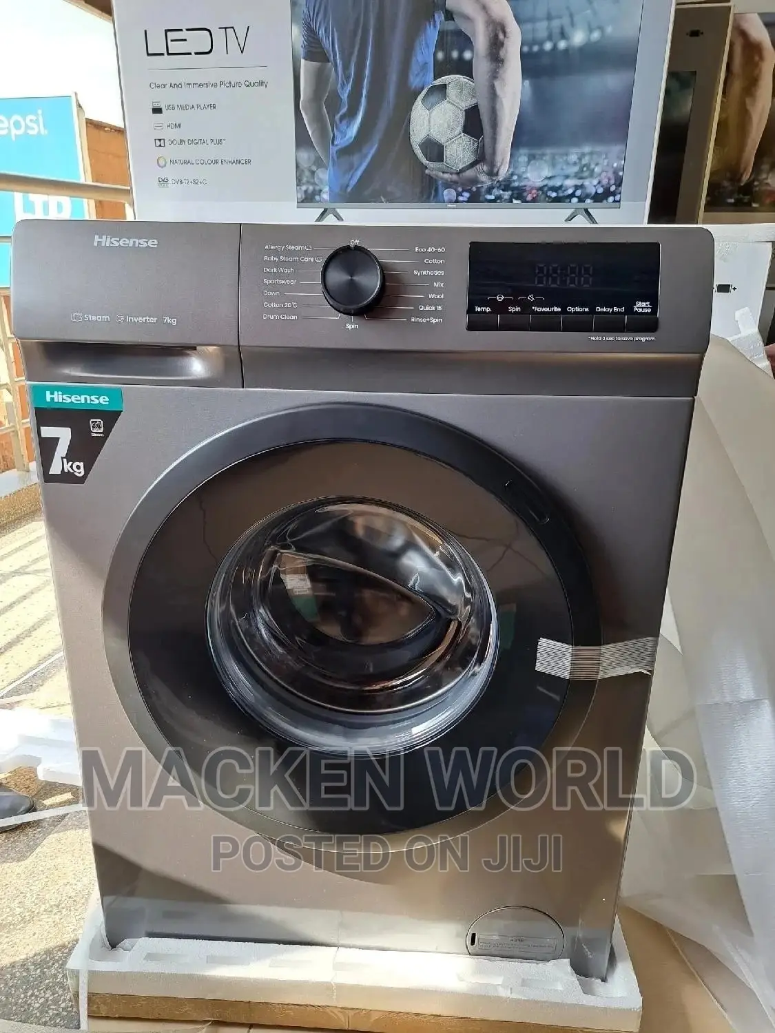 7kg Hisense Washing Machine New
