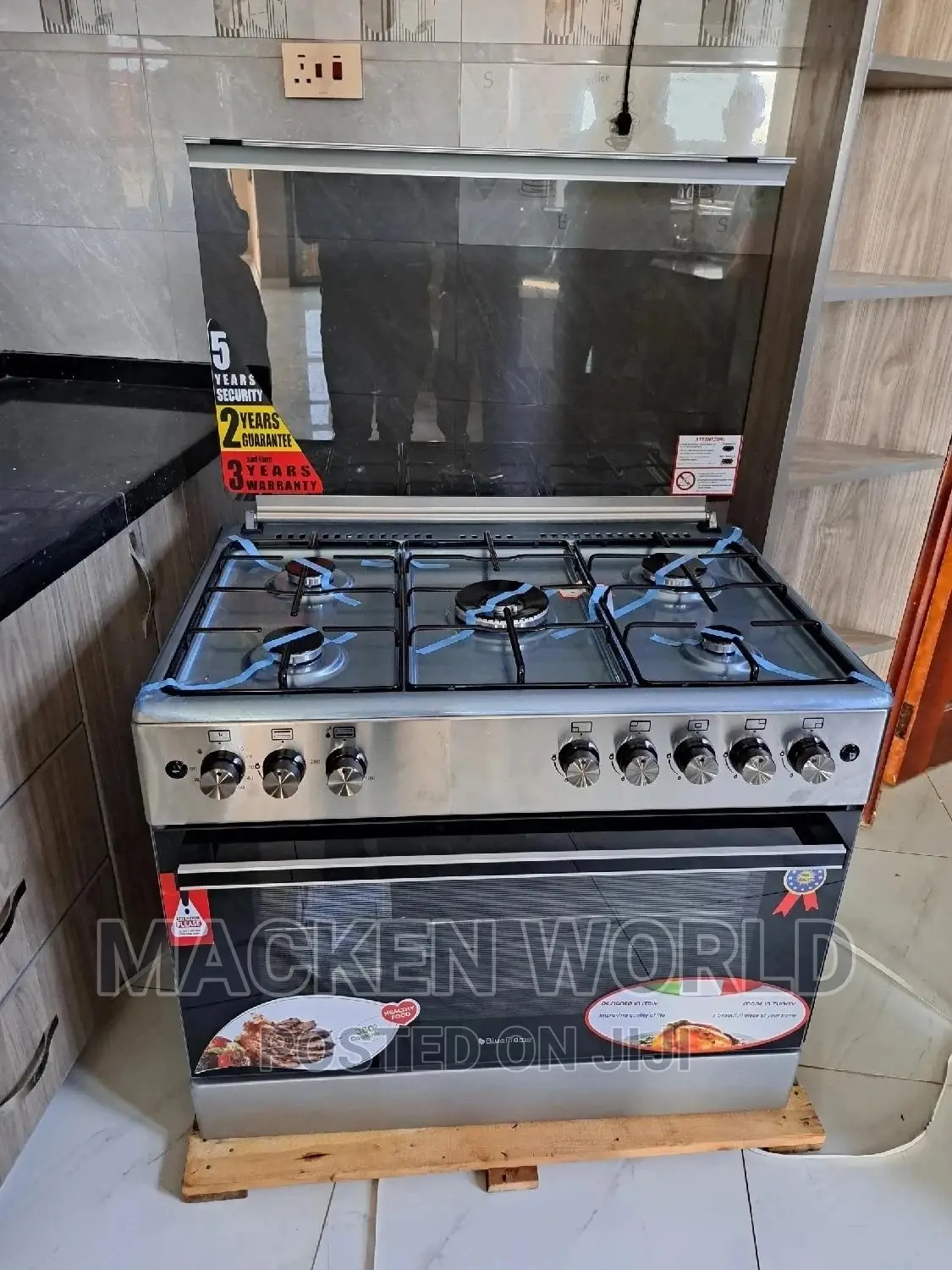5 Gas Burners Blueflame
