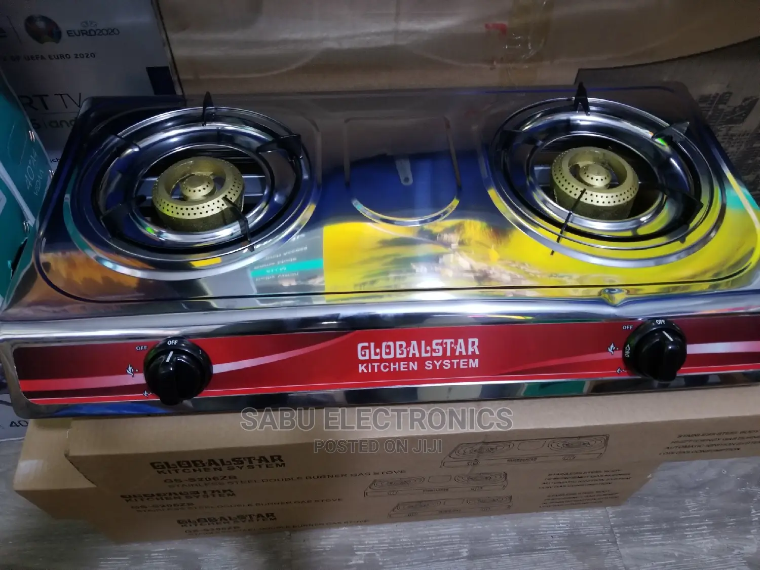 Gas Stove Global Star- Double Shelves