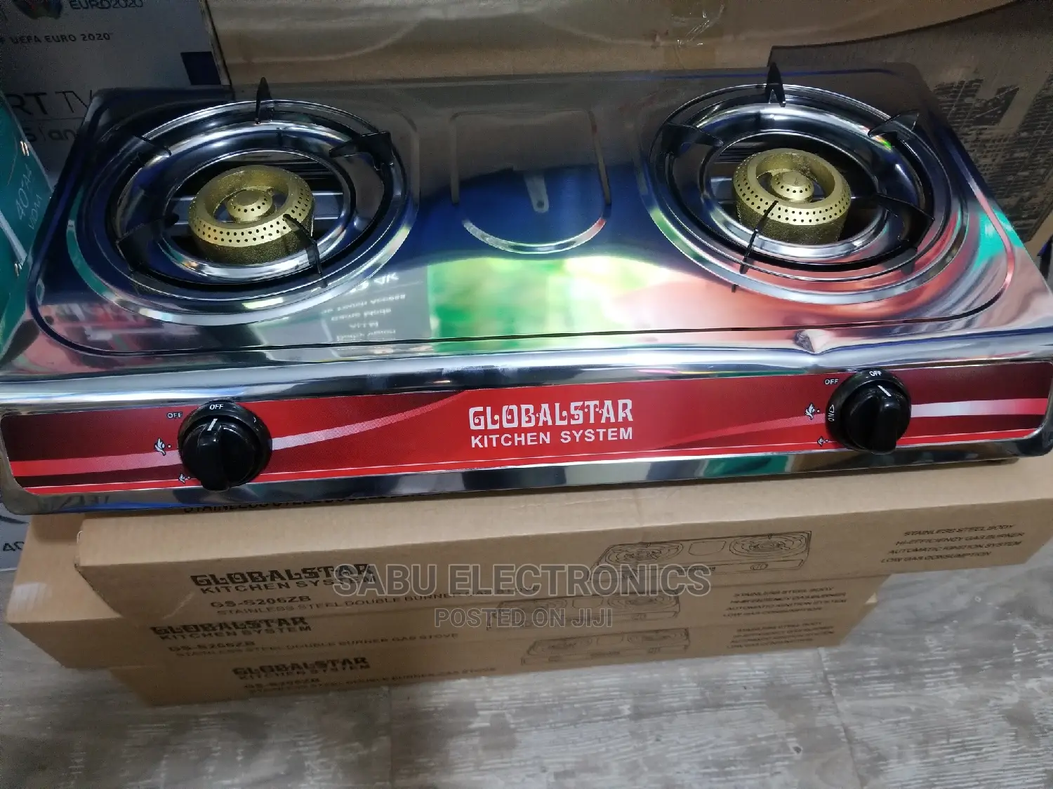 Gas Stove Global Star- Double Shelves