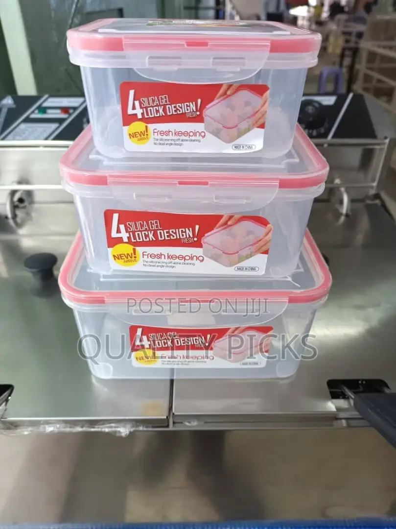 3 Pcs Food Storage Containers
