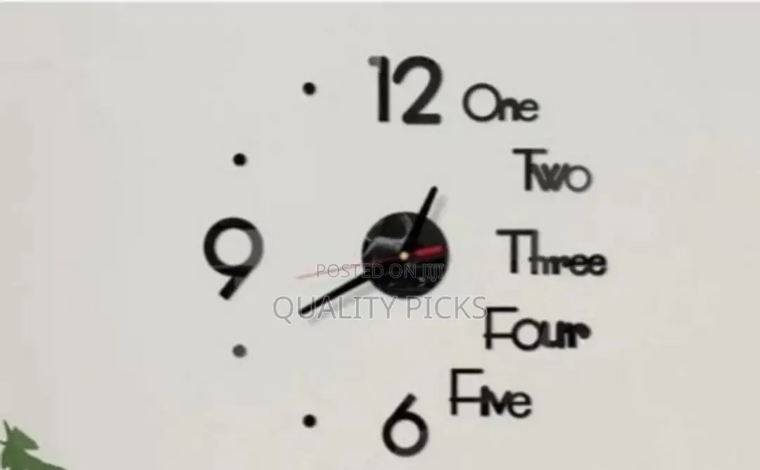 Black Wall Clock