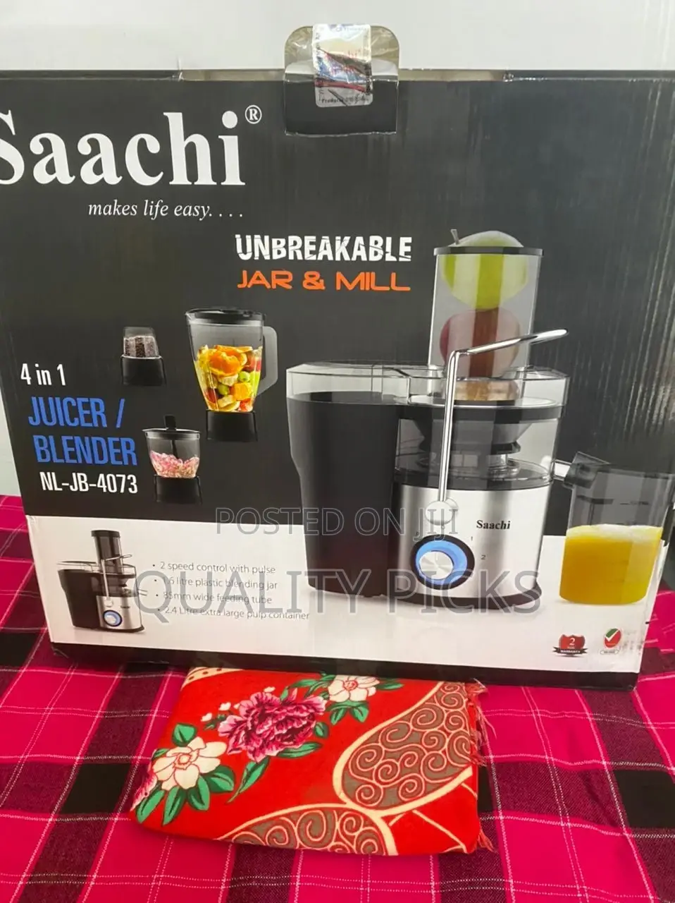 Juicer Blender With Unbreakable Jar /Mill