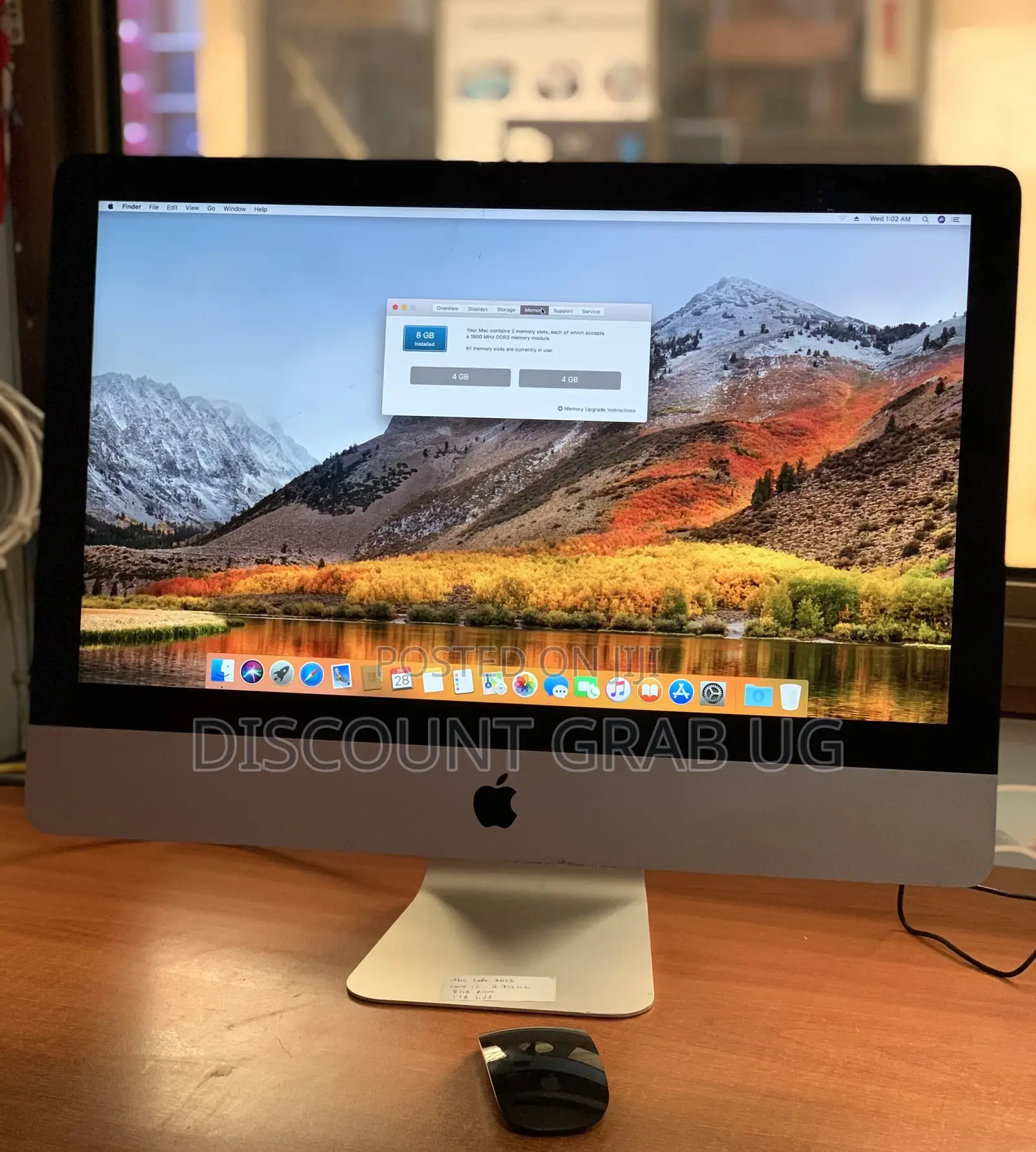 Desktop Computer Apple iMac 8GB Intel Core I5 HDD 1T