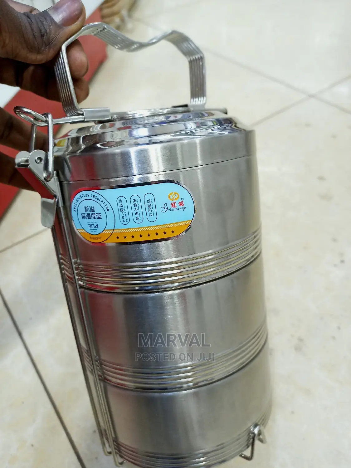 Three Layers Dubai Insulation Food Pot
