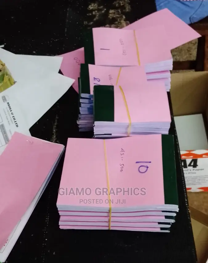 Receipt Books Bulk Printing