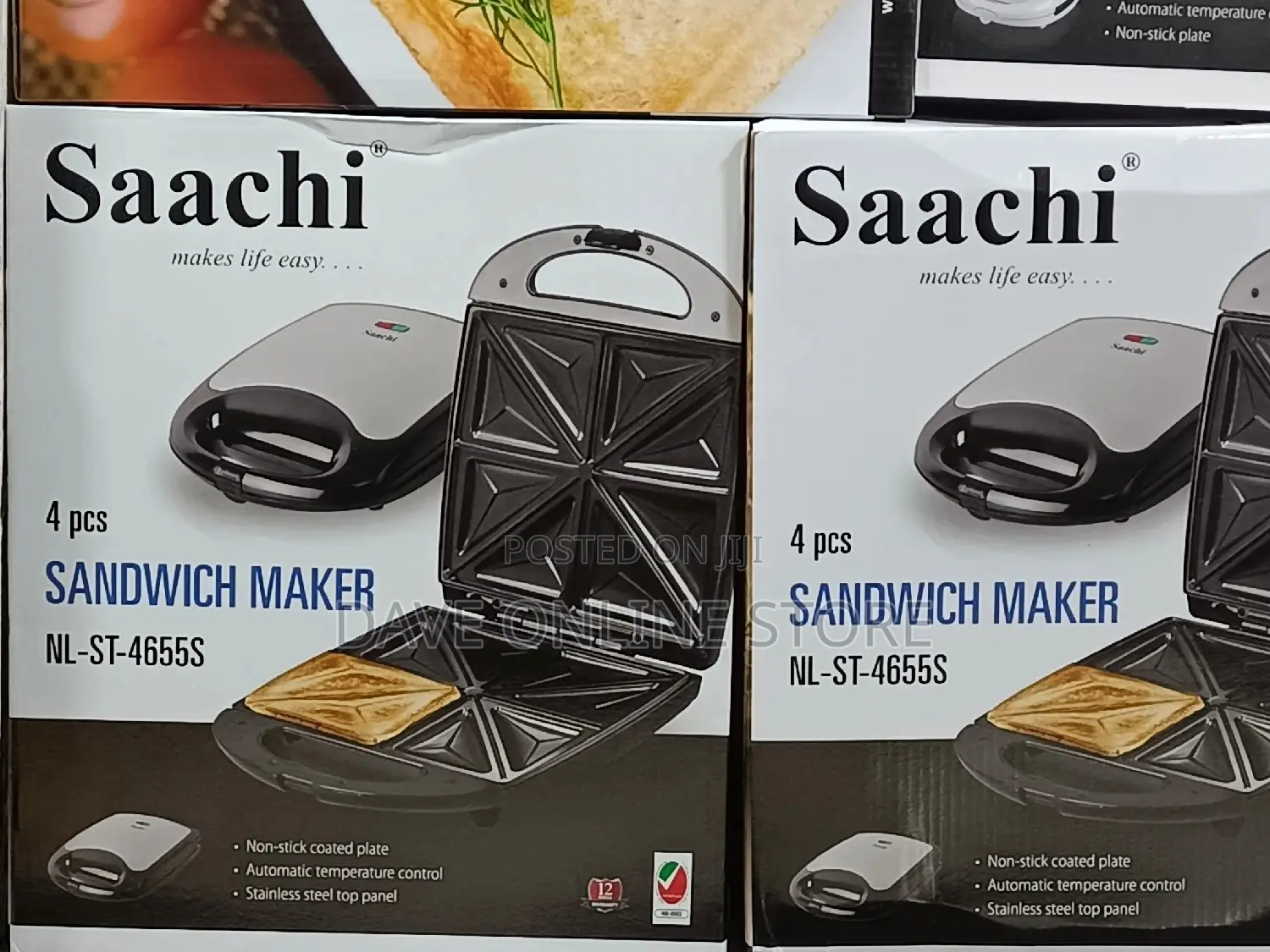 4 Pcs Saachi Sandwich Maker.