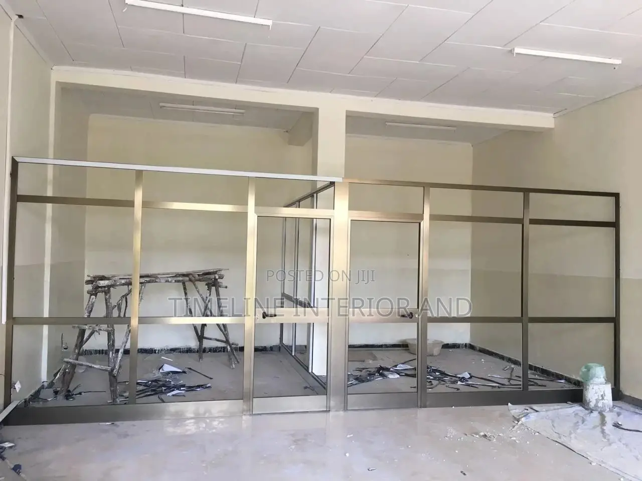 Office Aluminum Partioning.