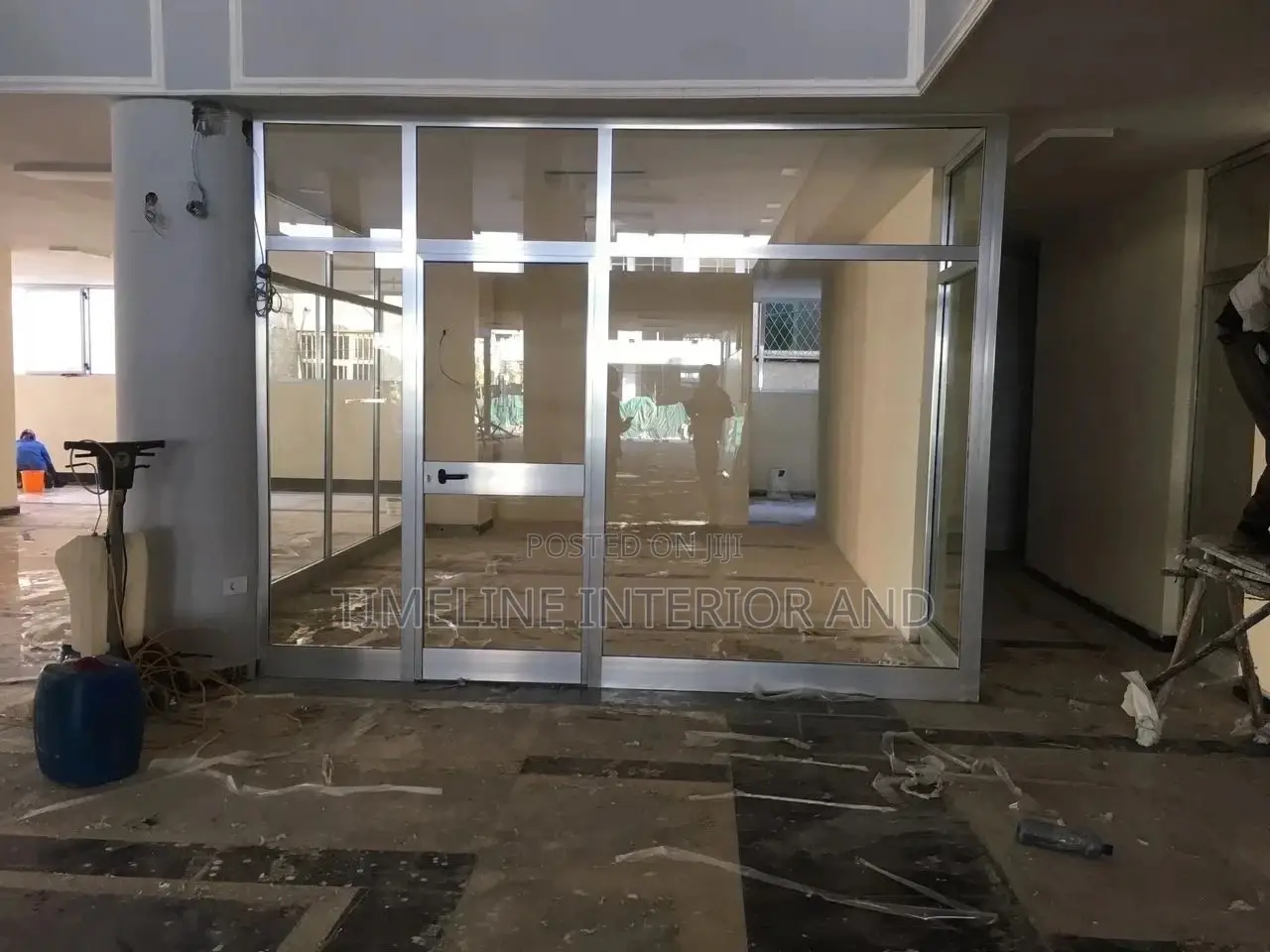 Office Aluminum Partioning.