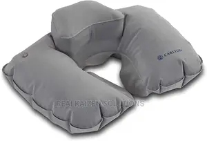 Carlton Portable Inflatable Double Layer Grey Pillow