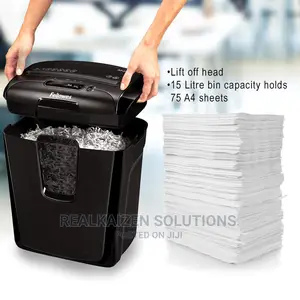 FELLOWES 15L Powershred 8-Sheet Cross Cut Shredder