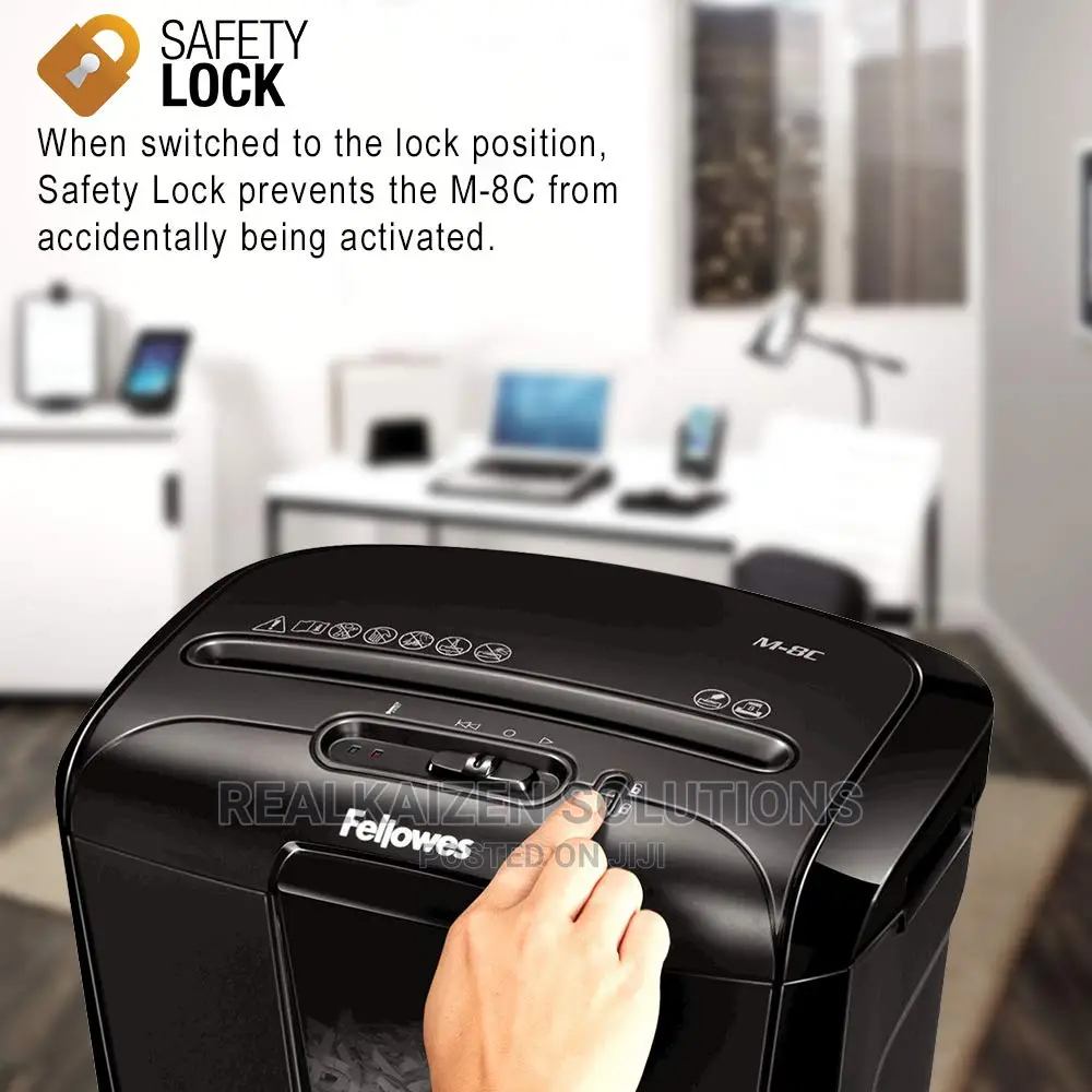FELLOWES 15L Powershred 8-Sheet Cross Cut Shredder