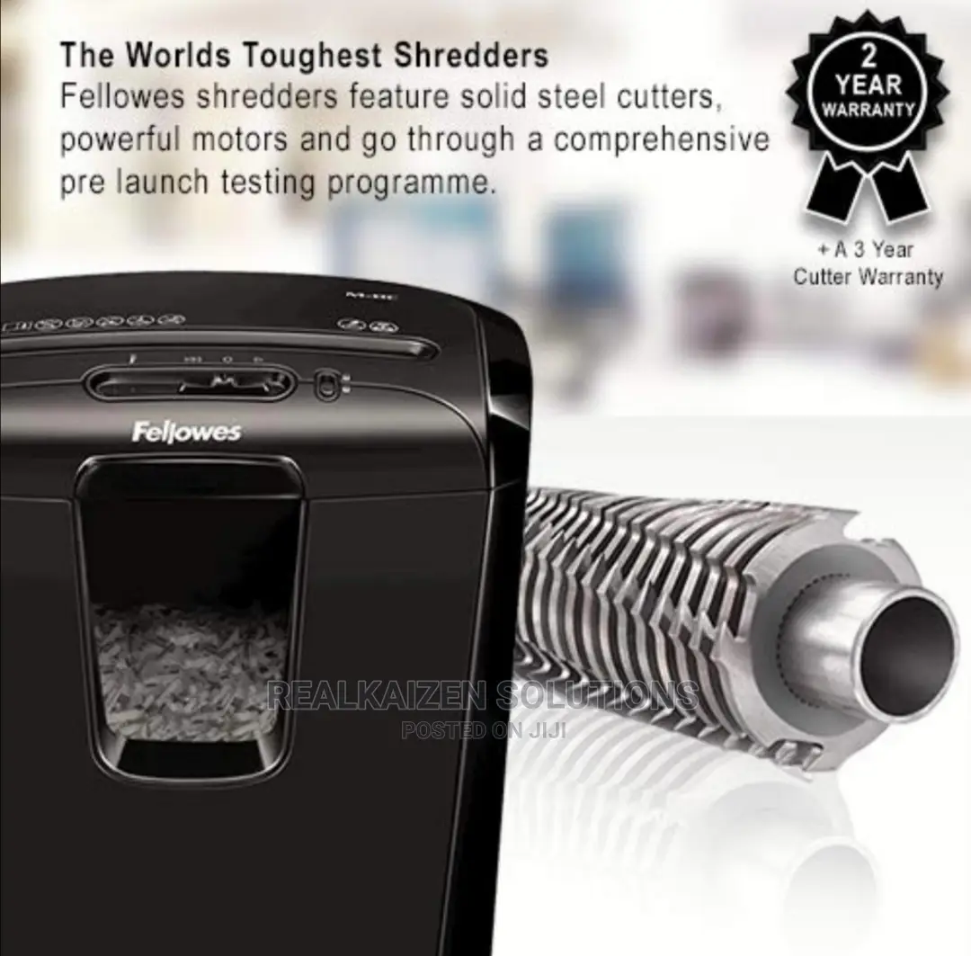 FELLOWES 15L Powershred 8-Sheet Cross Cut Shredder