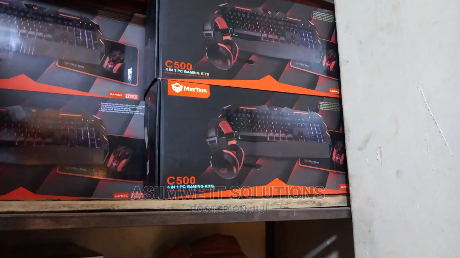 Gaming Keyboard, Mouse, Headset and Mouse Pad