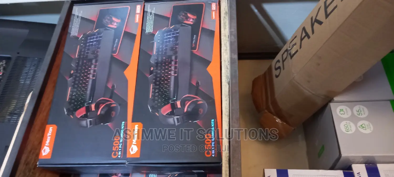 Gaming Keyboard, Mouse, Headset and Mouse Pad