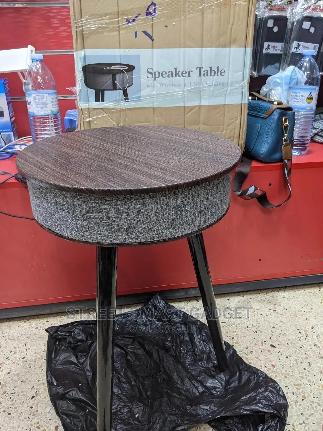 Bluetooth Speaker Side Table