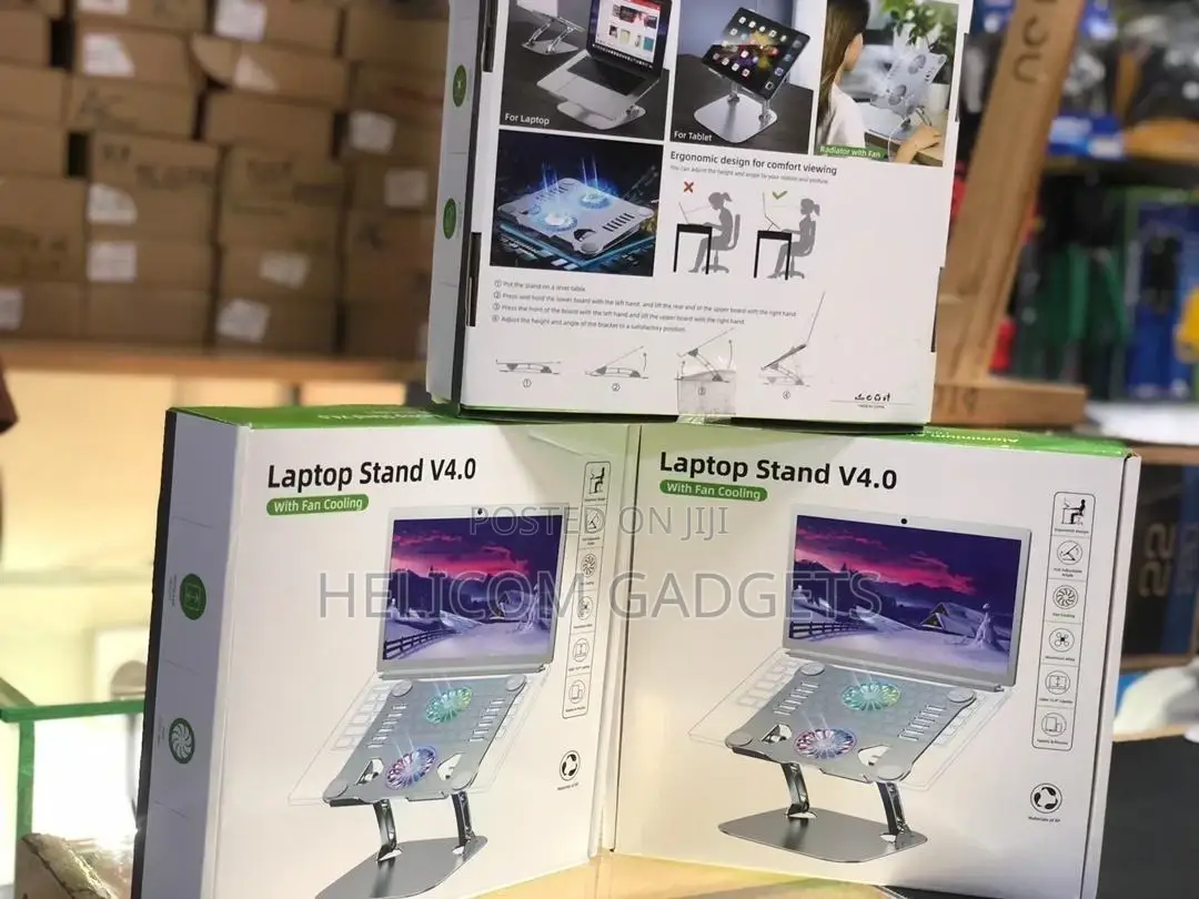 Alluminium Laptop Stand With Cooler