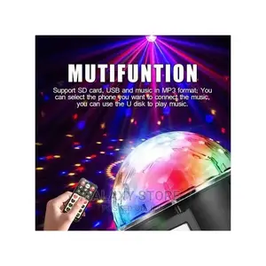 Led Magic Ball Light Disco Dj Party With Mp3 For Entertainment