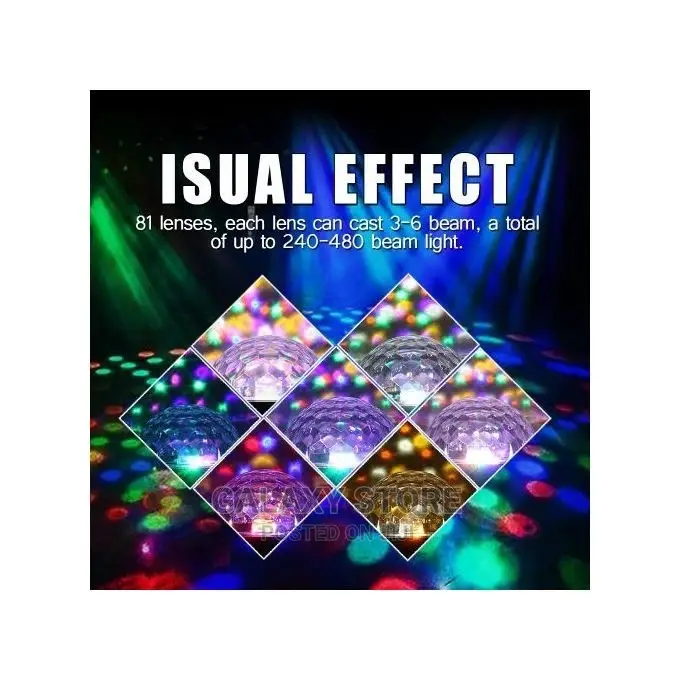 Led Magic Ball Light Disco Dj Party With Mp3 For Entertainment
