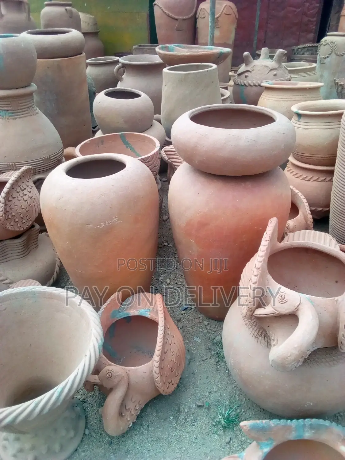 All Clay Flower Pots