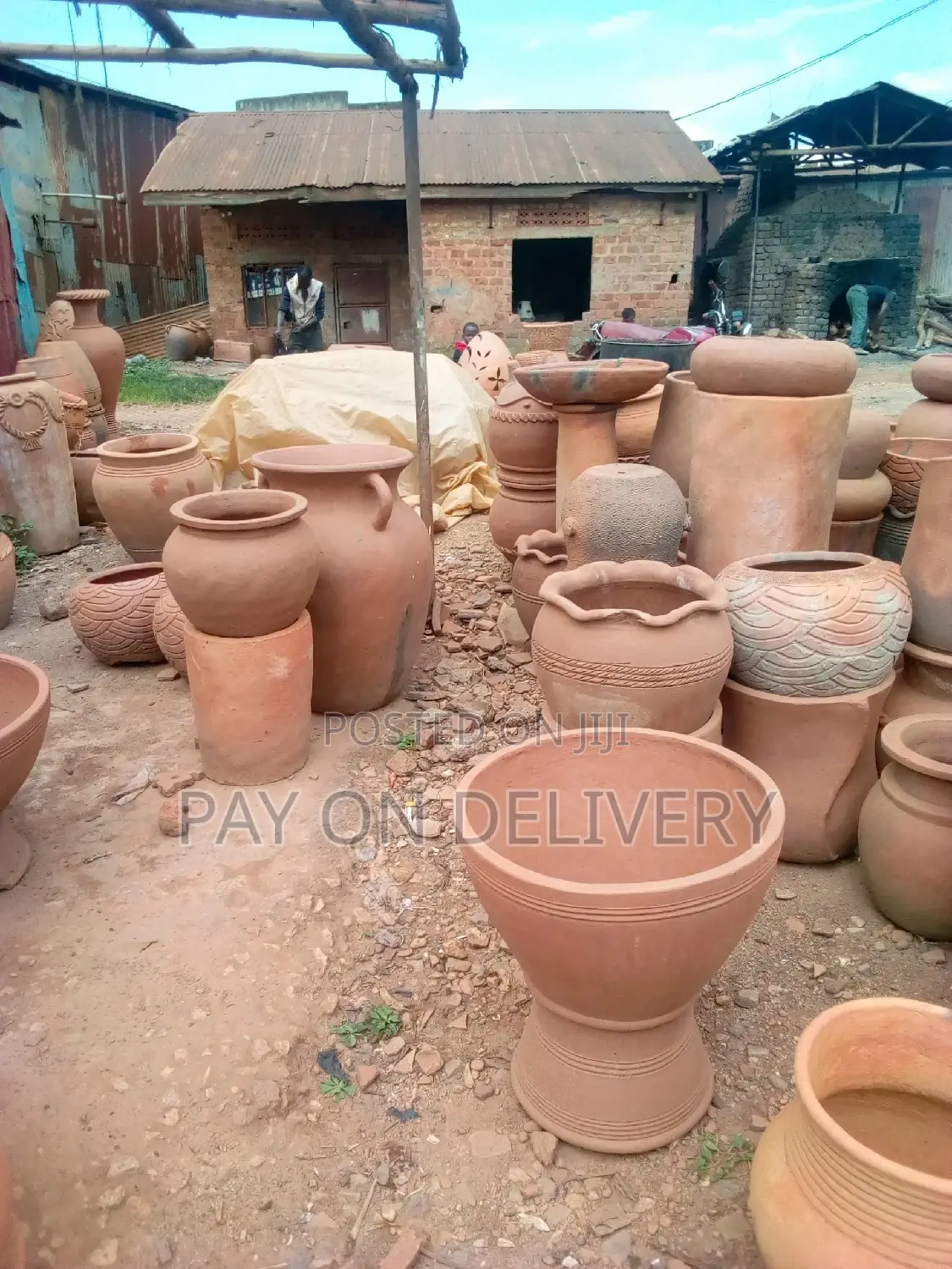 All Clay Flower Pots