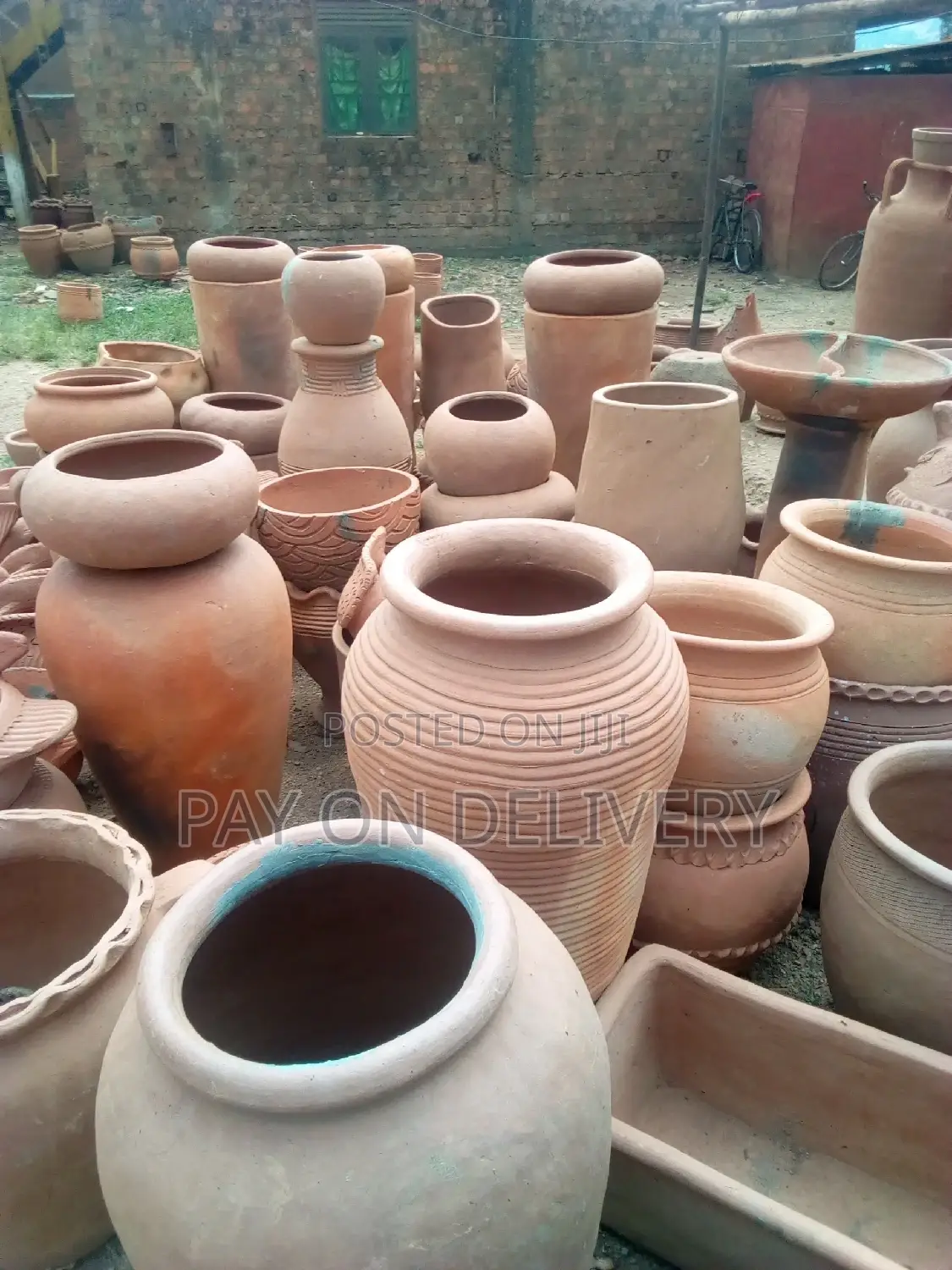 All Clay Flower Pots