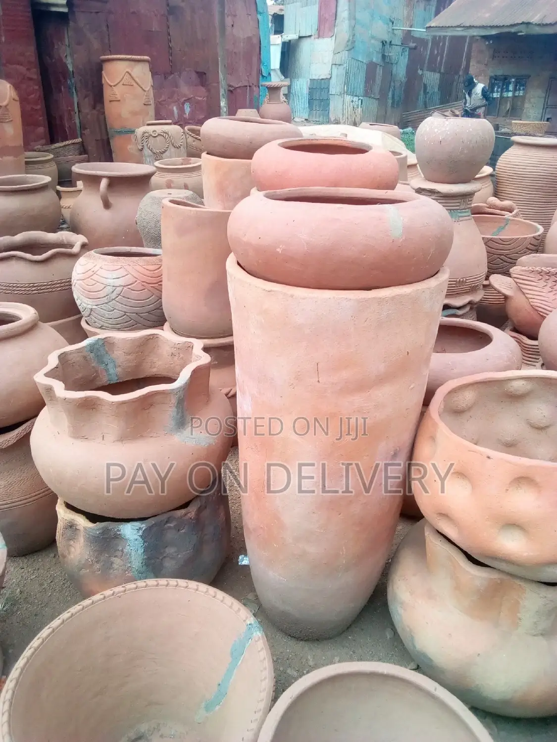 All Clay Flower Pots