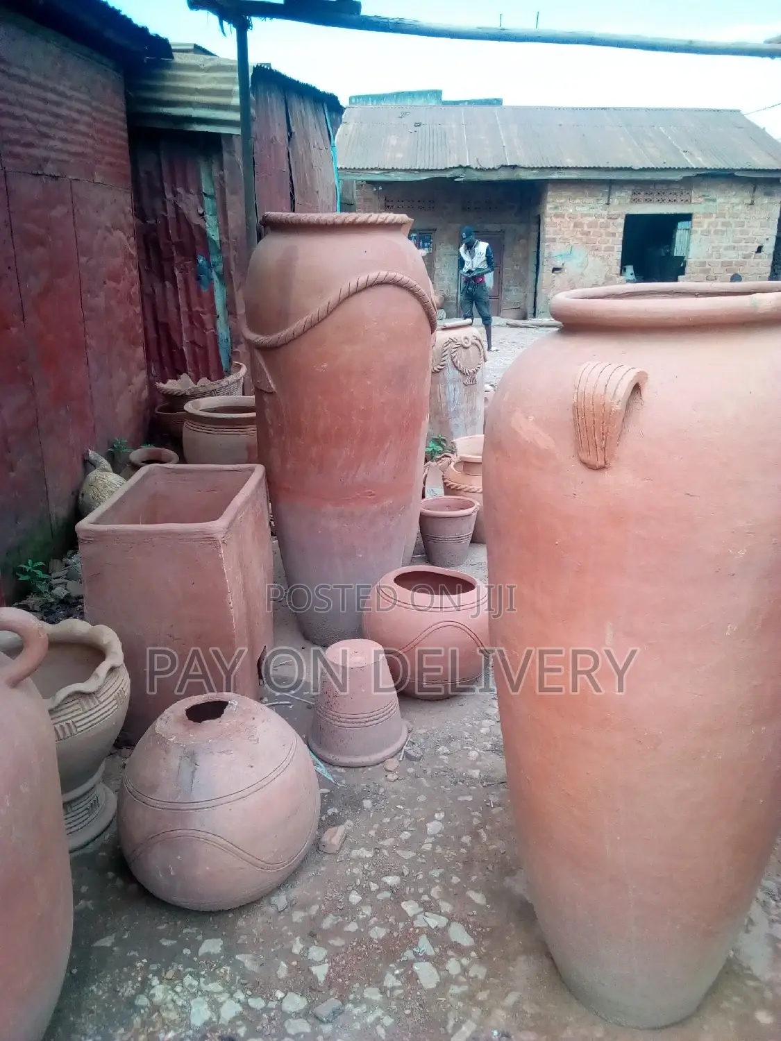 All Clay Flower Pots