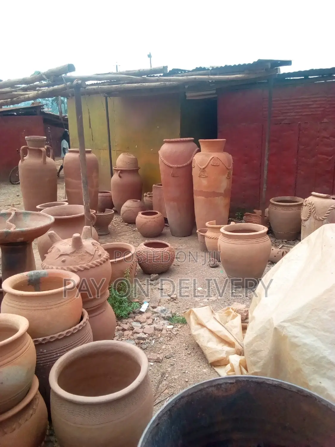 All Clay Flower Pots