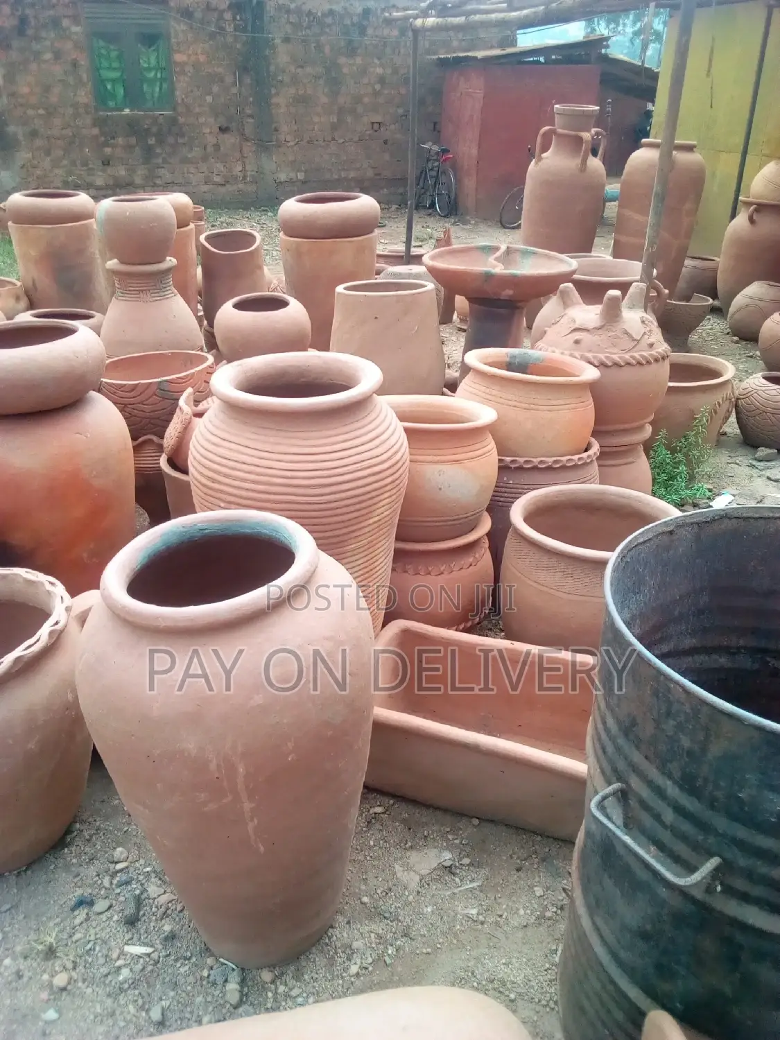 All Clay Flower Pots
