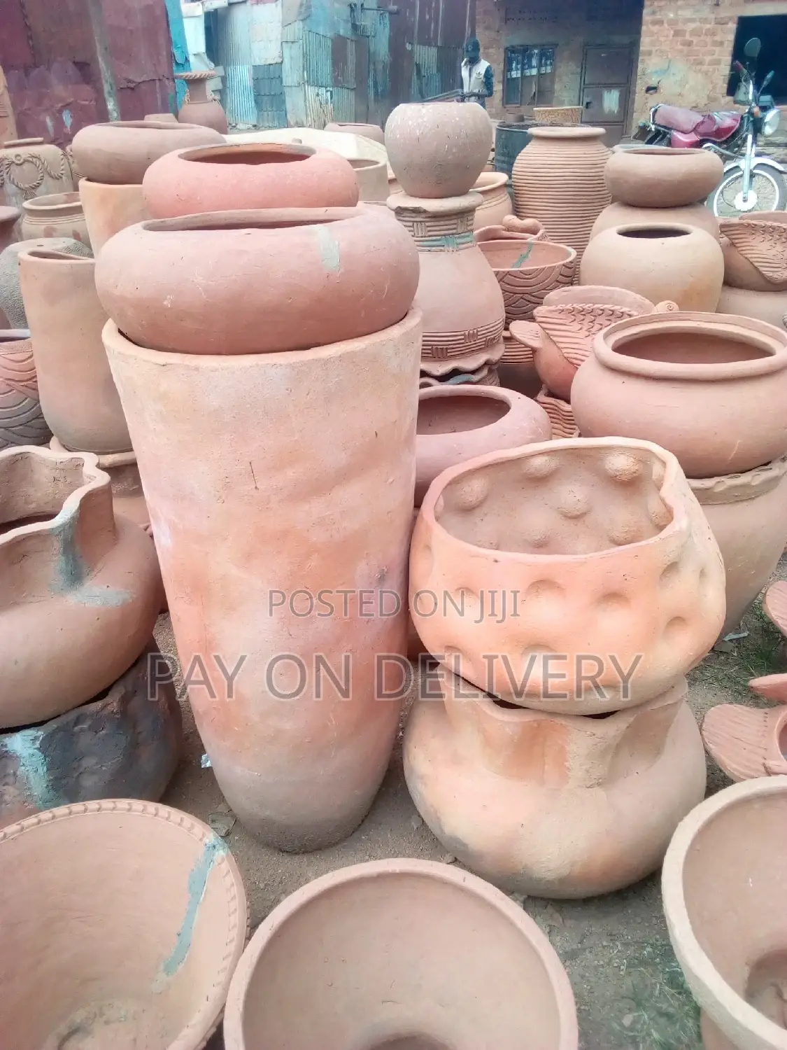 All Clay Flower Pots