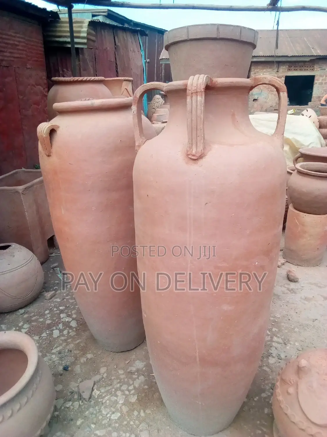 All Clay Flower Pots