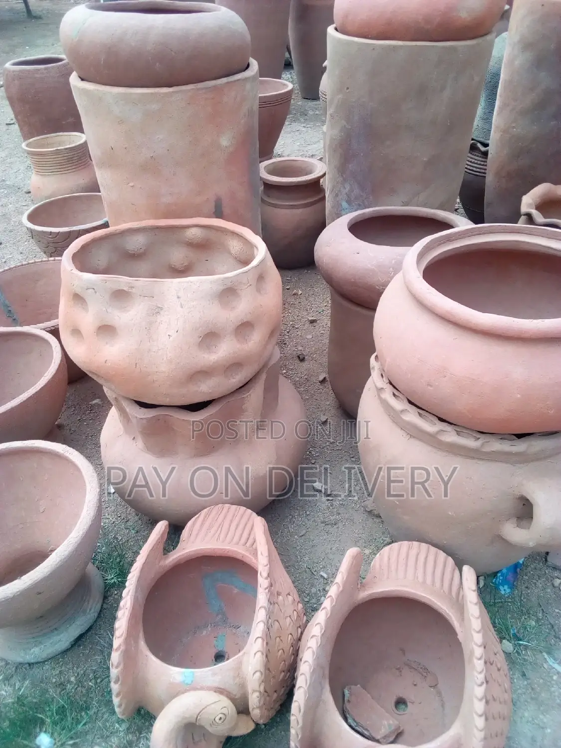 All Clay Flower Pots