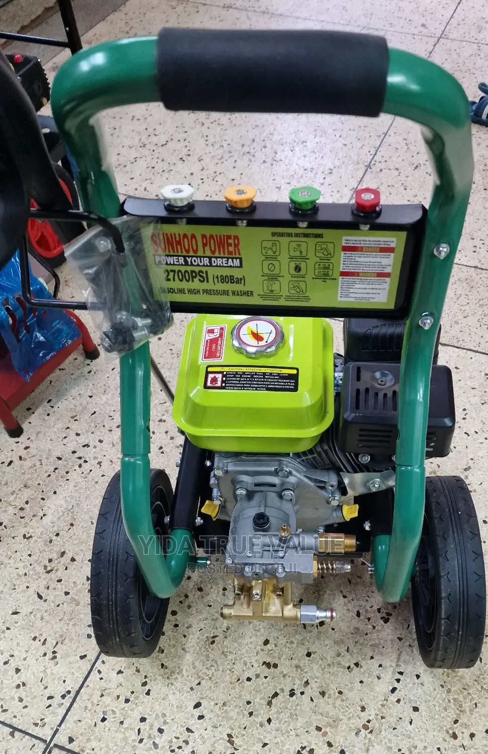 Gasoline High Pressure Washer 270bars