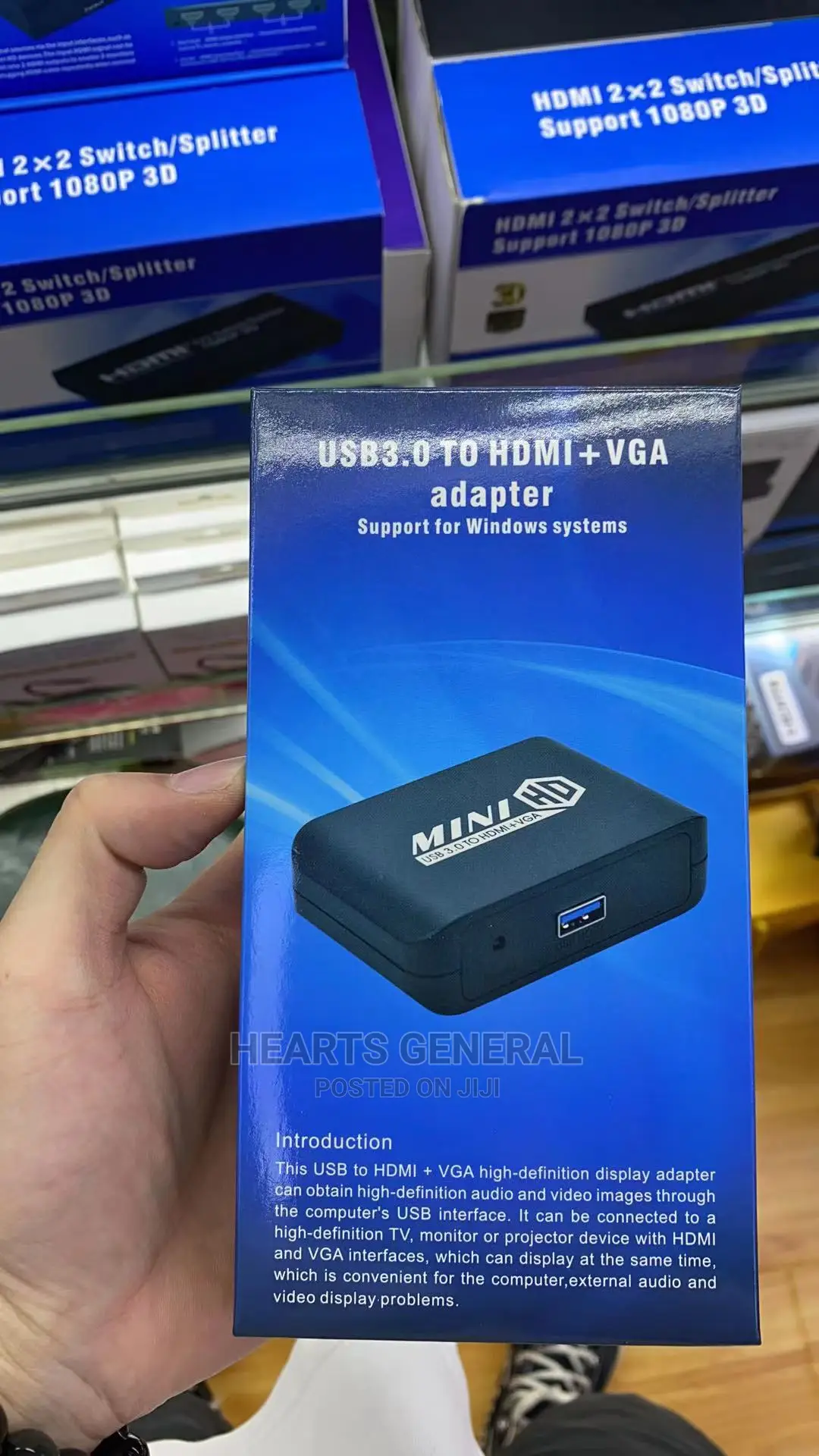 USB To HDMI / VGA / Audio Adapter