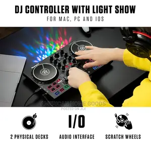 Numark Party Mix II, DJ Controller With Built-in Light Show.