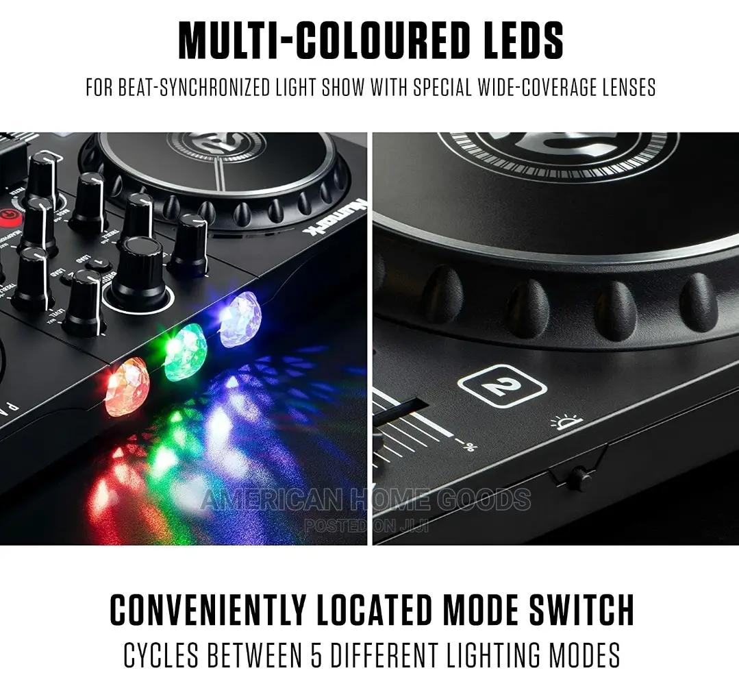 Numark Party Mix II, DJ Controller With Built-in Light Show.