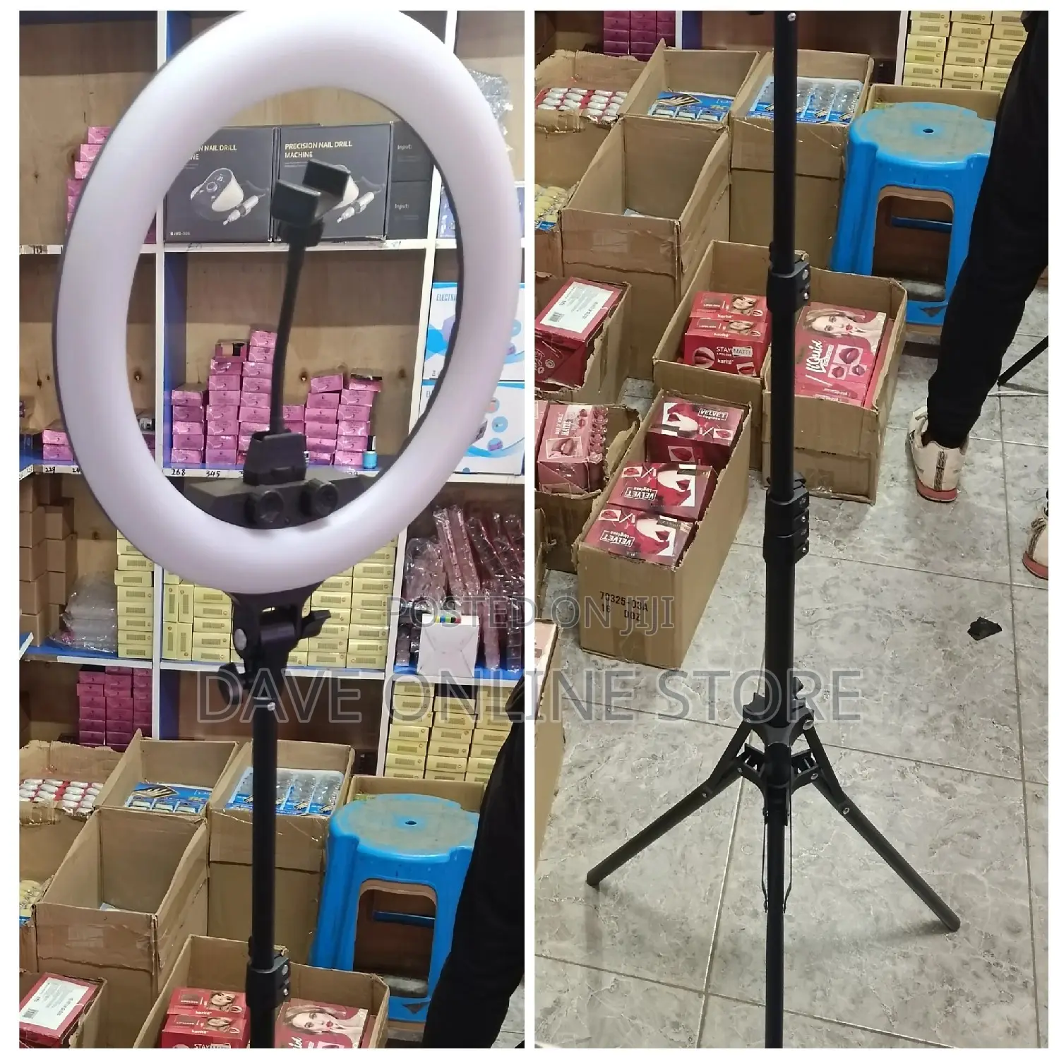 12 Inch Rgb Multi Coloured Ring Light With Tripod