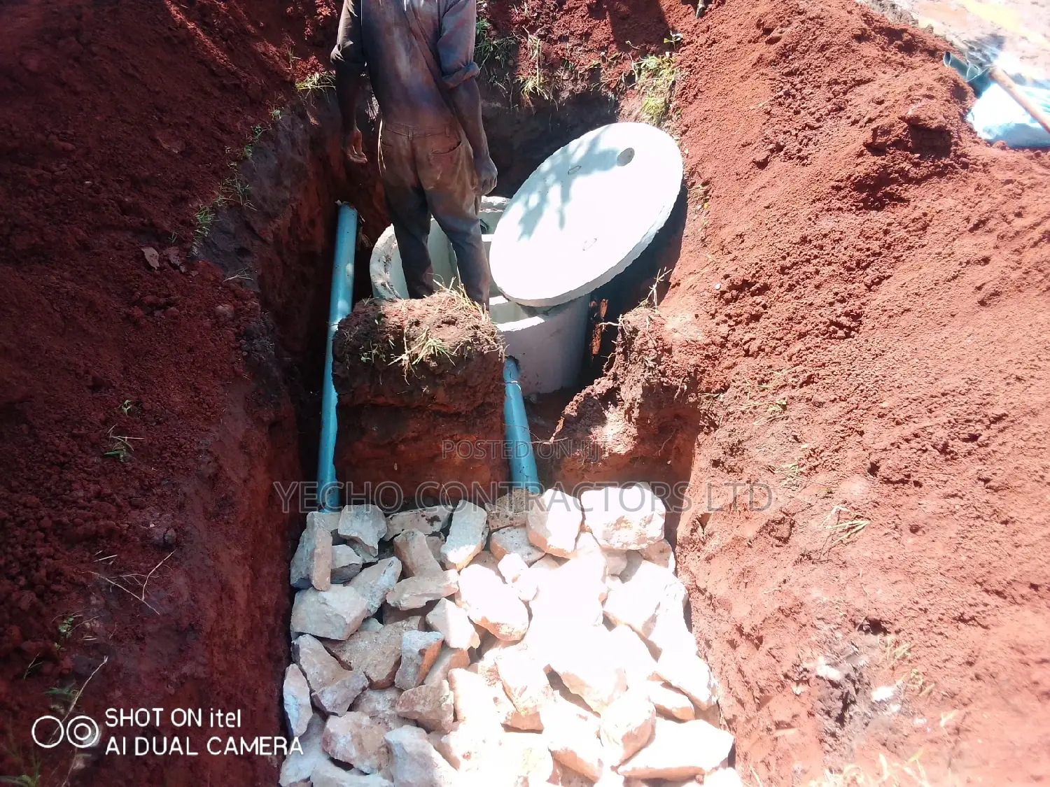 Bio-Digester Septic Tank System Installation