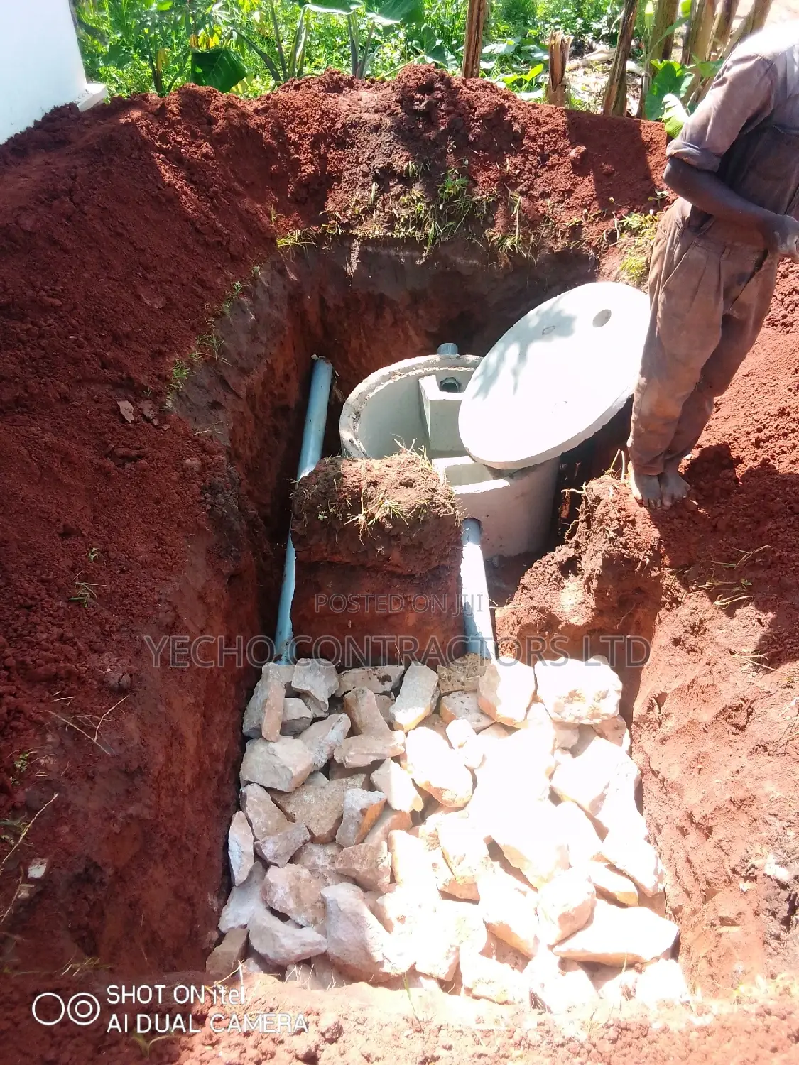 Bio-Digester Septic Tank System Installation