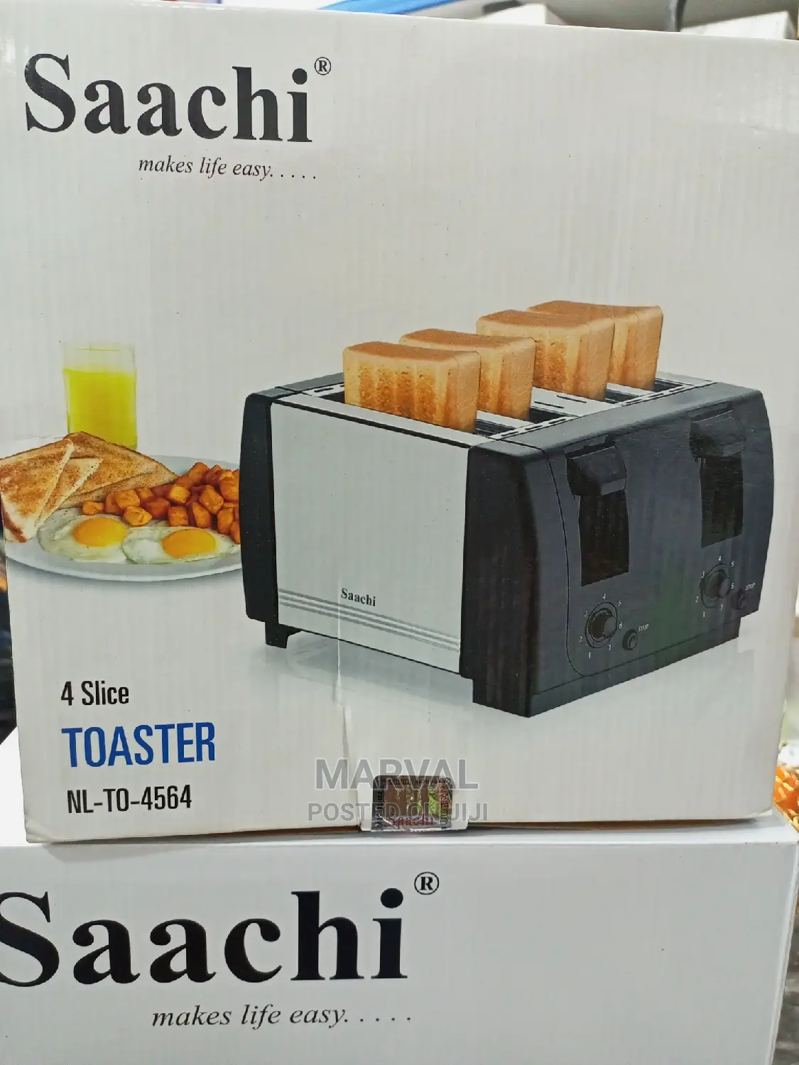 Toaster 4 Slice Saachi