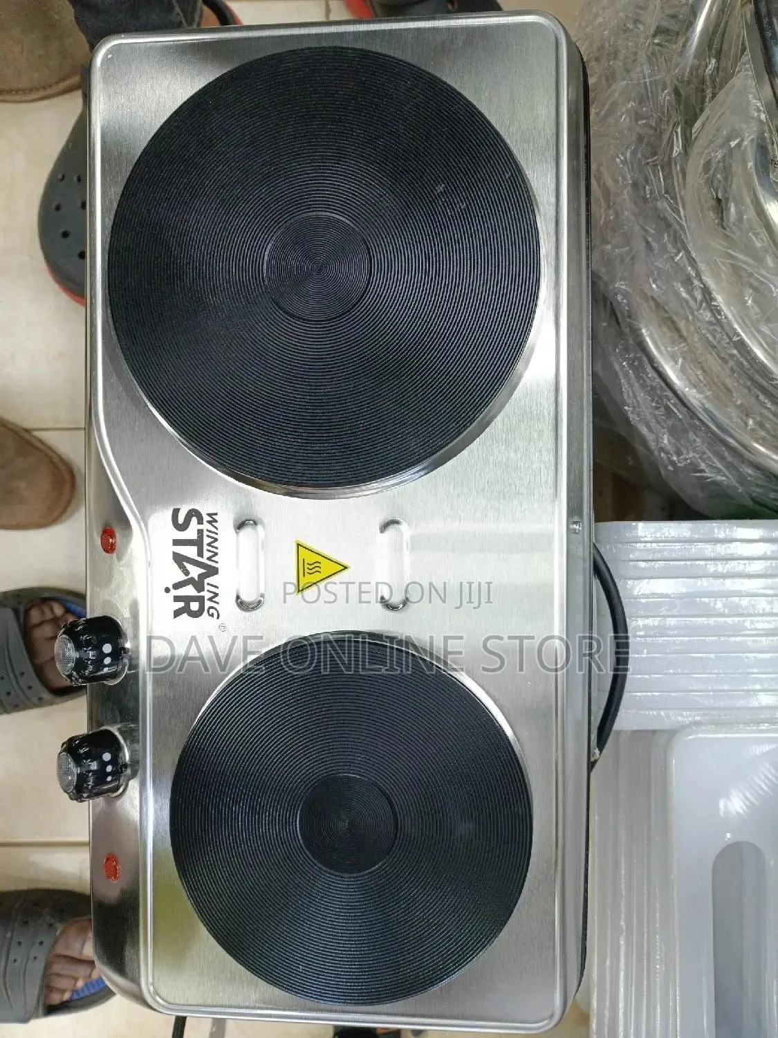 Winning Star Double Burner Hotplate