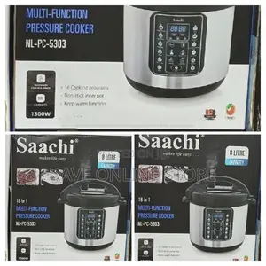8 Litre Saachi Multipurpose Electric Pressure Cooker.