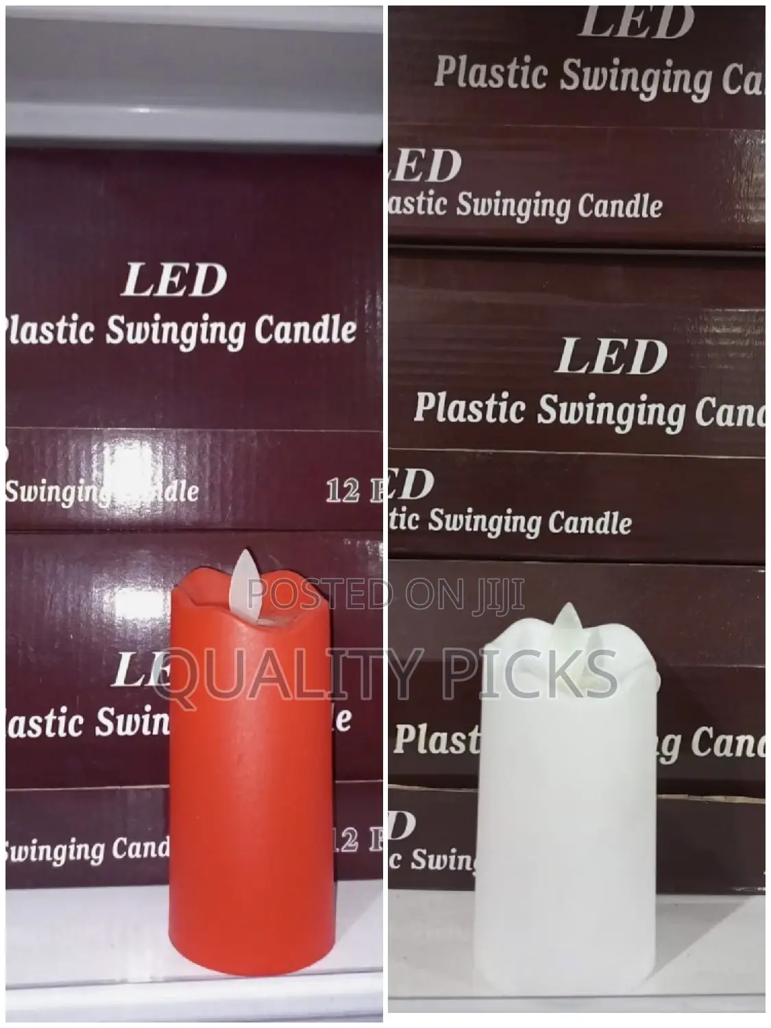 Led Plastic Swinging Candle