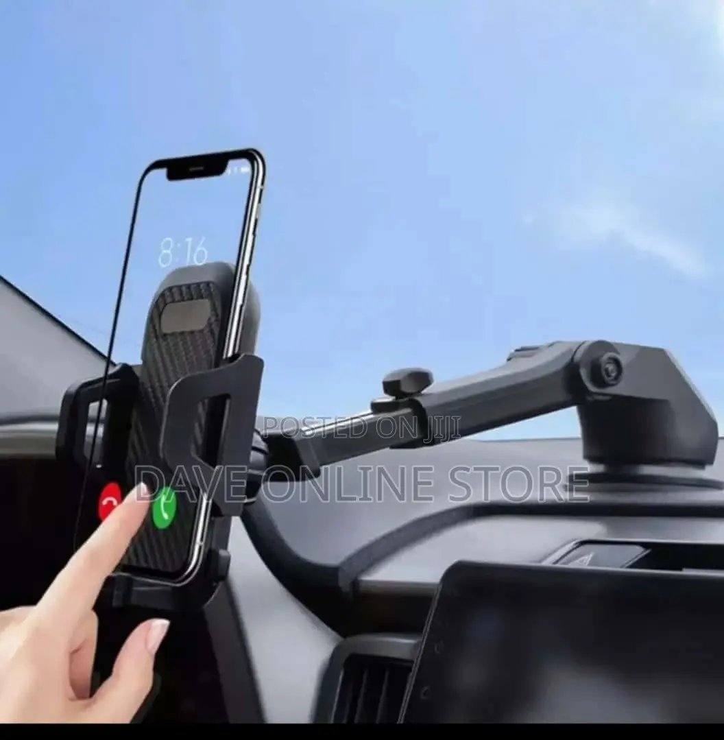 Universal Car Phone Holder for Windshield/Dashboard