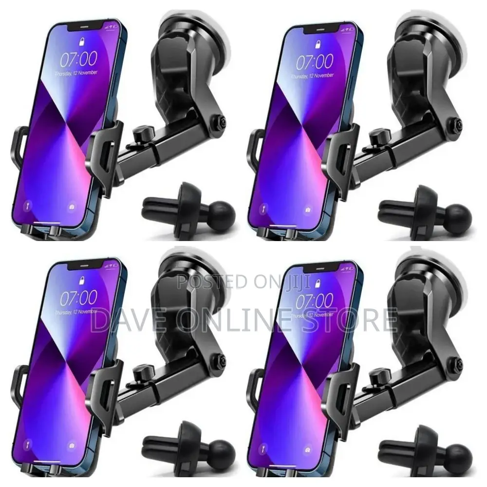 Universal Car Phone Holder for Windshield/Dashboard