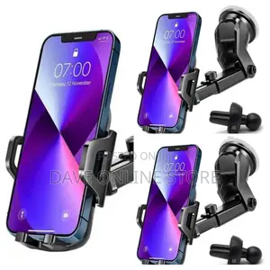 Car Mobile Phone Stand for Dashboard or Windshield.