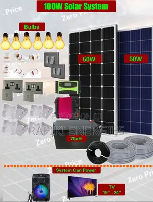 100W Solar System / Full Kit